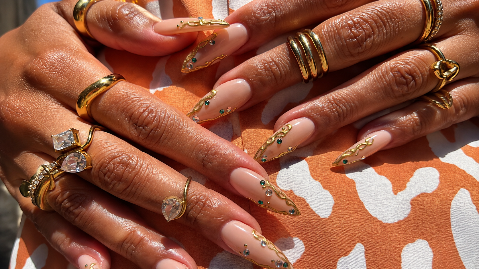 Long tapered silhouettes with sculpted detail.