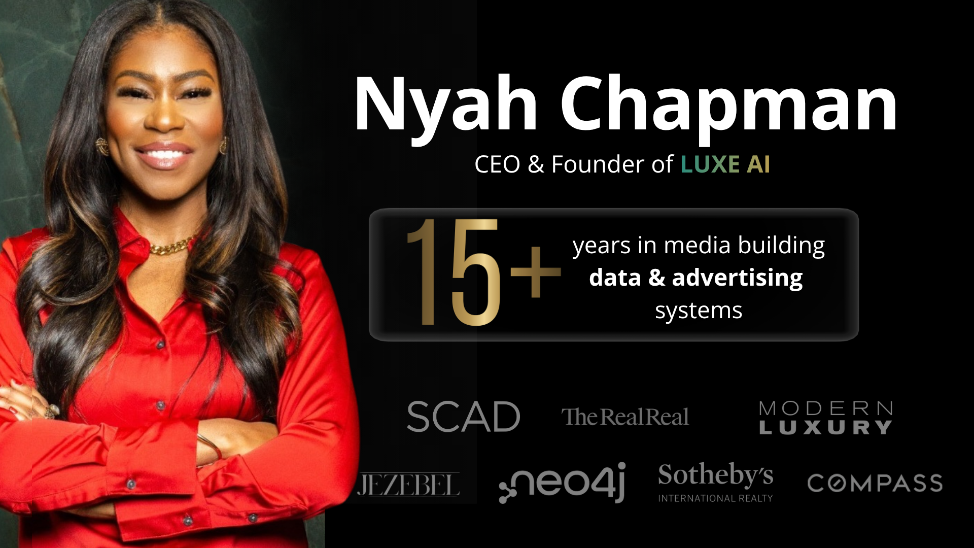 Nyah Chapman, Founder and CEO of LUXE AI Concierge